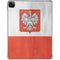 Poland Flag Distressed iPad Pro 11in (2024) Clear Case